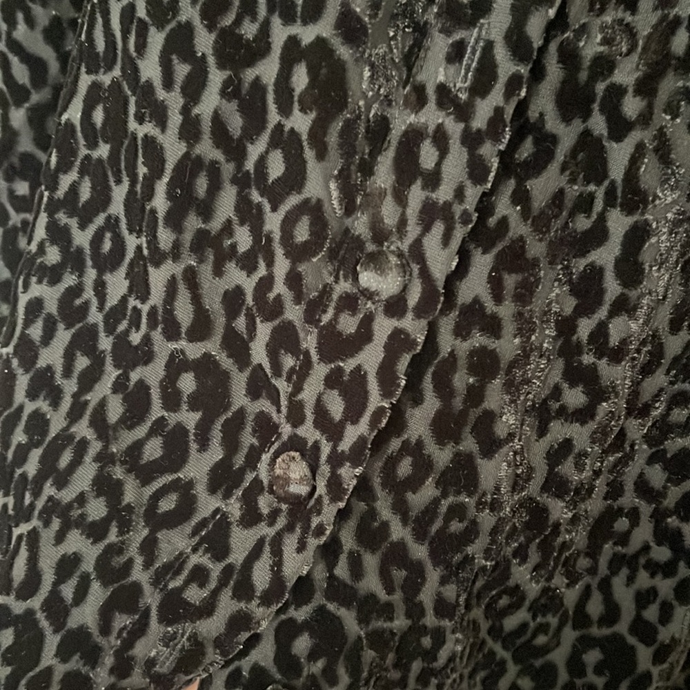 The Kooples Flocked Leo Mini Dress - Picture 5 of 5